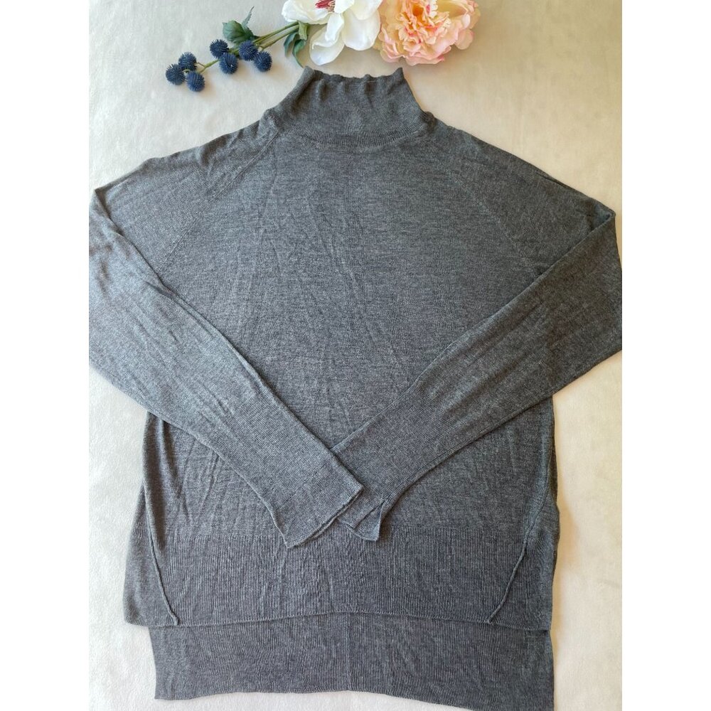Alcott Gray Turtleneck Comfy Sweater XL Officecore Techcore Heritagecore Preppy